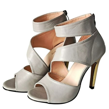 Aayomet Buckle Breathable High Toe Strap Casual Women Heels Fashion Sandals Women s sandals Boot High Heels for Women Gray 9.5
Aayomet Buckle Breathable High Toe Strap Casual Women Heels Fashion Sandals Women s sandals Boot High Heels for Women Gray 9.5