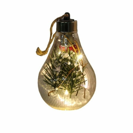 Lighted Clear Christmas Ball Children s Pendant Durable Creative Decorative House Ideal Gift for Toddler Kids Style 2
Lighted Clear Christmas Ball Children s Pendant Durable Creative Decorative House Ideal Gift for Toddler Kids Style 2
