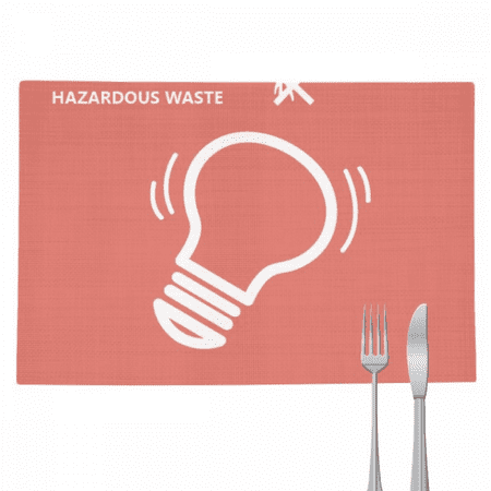 Waste Classification Disposal Harmful Waste Lamp Tubes Placemat Pad Kitchen Woven Heat Resistant Cushion Rectangle
Waste Classification Disposal Harmful Waste Lamp Tubes Placemat Pad Kitchen Woven Heat Resistant Cushion Rectangle