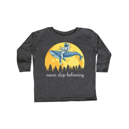 Inktastic Never Stop Believing Astronaut Whale Gift Toddler Boy or Toddler Girl Long Sleeve T-Shirt
Inktastic Never Stop Believing Astronaut Whale Gift Toddler Boy or Toddler Girl Long Sleeve T-Shirt
