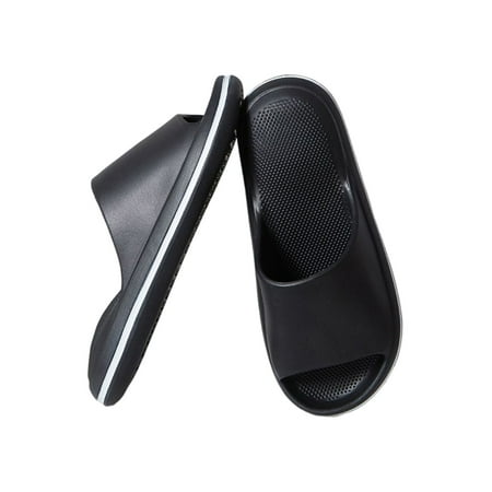 Ymiytan Unisex Flat Sandal Summer Slide Sandals Beach Slides Pool Soft EVA Lightweight Slip On Shower Slippers Black 8.5-9
Ymiytan Unisex Flat Sandal Summer Slide Sandals Beach Slides Pool Soft EVA Lightweight Slip On Shower Slippers Black 8.5-9