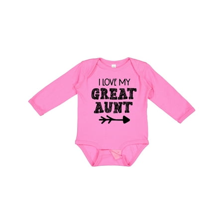 Inktastic I Love My Great Aunt with Arrow Gift Baby Boy or Baby Girl Long Sleeve Bodysuit
Inktastic I Love My Great Aunt with Arrow Gift Baby Boy or Baby Girl Long Sleeve Bodysuit