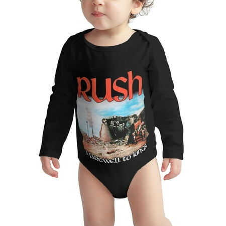 Rush Baby onesie Farewell to Kings Baby Boy Girl Long Sleeve Bodysuit Snap Closure Black 6 Months
Rush Baby onesie Farewell to Kings Baby Boy Girl Long Sleeve Bodysuit Snap Closure Black 6 Months