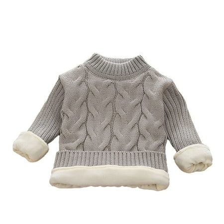 MIASHUI Toddler Kids Pullover Sweaters Children s Crewneck Thick Knit Tops Clothes Grey 3-4 Years
MIASHUI Toddler Kids Pullover Sweaters Children s Crewneck Thick Knit Tops Clothes Grey 3-4 Years