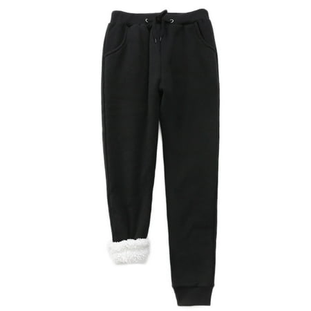 SIEYIO Women Winter Warm Faux Fleece Lined Sweatpants Solid Color Drawstring Joggers Pants Workout Active Trousers with Pockets
SIEYIO Women Winter Warm Faux Fleece Lined Sweatpants Solid Color Drawstring Joggers Pants Workout Active Trousers with Pockets
