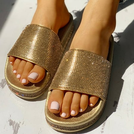 HIBRO Women Diamond Slippers Casual Flip-Flops Thick Bottom Beauty Rhinestones Sandals
HIBRO Women Diamond Slippers Casual Flip-Flops Thick Bottom Beauty Rhinestones Sandals