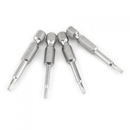 Mavis Laven 4pcs 50mm -shaped Screwdriver Bits Δ1.8/Δ2.0/Δ2.3/Δ2.7 1/4 Inch Hex Shank Electric Screwdriver Bit Screwdriver Bit
Mavis Laven 4pcs 50mm -shaped Screwdriver Bits Δ1.8/Δ2.0/Δ2.3/Δ2.7 1/4 Inch Hex Shank Electric Screwdriver Bit Screwdriver Bit