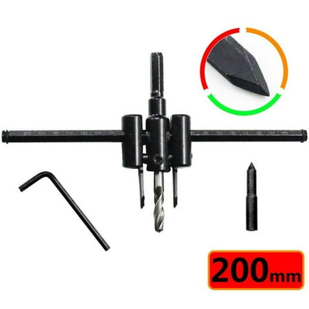 30-300mm Adjustable Wood Circle Hole Cutting Drill Bit 30mm Depth Metal Blade
30-300mm Adjustable Wood Circle Hole Cutting Drill Bit 30mm Depth Metal Blade
