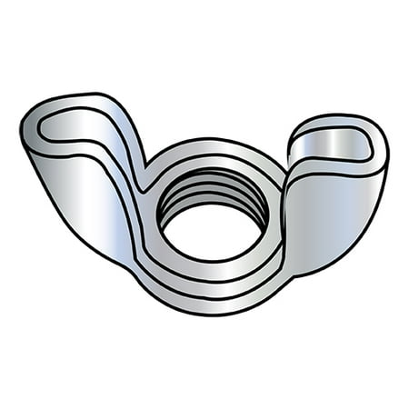12-24 Stamped Wing Nut Zinc (Pack Qty 2 000) BC-12NWS