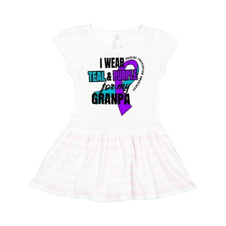 Inktastic Suicide Prevention I Wear Teal and Purple for My Granpa Gift Toddler Girl Dress
Inktastic Suicide Prevention I Wear Teal and Purple for My Granpa Gift Toddler Girl Dress