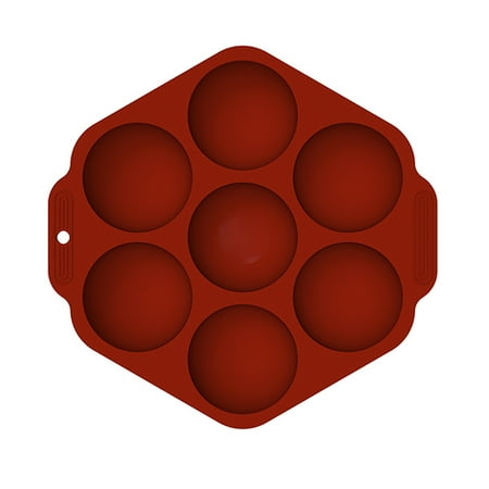 Baking Mold Hexagon 7 Grids Cake Mould Silicone Non-stick Chocolate Cooking Mold Brick Red
Baking Mold Hexagon 7 Grids Cake Mould Silicone Non-stick Chocolate Cooking Mold Brick Red