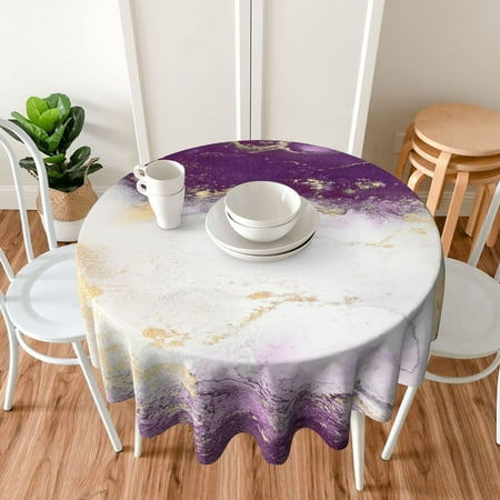 Marble Round Table Cloth Washable Table Cover for Decoration Kitchen Dining Room Purple Round 60in
Marble Round Table Cloth Washable Table Cover for Decoration Kitchen Dining Room Purple Round 60in