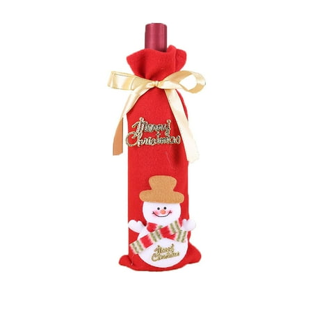 1pc Christmas Style Wine Bottle Bag Creative Champagne Storage Pocket Bottle Cover (Snowman)
1pc Christmas Style Wine Bottle Bag Creative Champagne Storage Pocket Bottle Cover (Snowman)