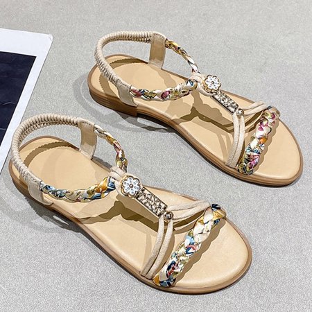 Akiihool Sandals Women Comfortable Women s Flat sandals Comfort Slip-on Elastic ankle strap Slingback Light Weight Casual Walking Sandals (Beige 7)
Akiihool Sandals Women Comfortable Women s Flat sandals Comfort Slip-on Elastic ankle strap Slingback Light Weight Casual Walking Sandals (Beige 7)