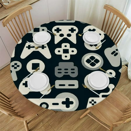 Patifu Game Controllers Round Tablecloth Stain Resistant Washable for Indoor Outdoor Kitchen Dining Wedding Parties 100% Polyester Fiber 31-35
Patifu Game Controllers Round Tablecloth Stain Resistant Washable for Indoor Outdoor Kitchen Dining Wedding Parties 100% Polyester Fiber 31-35