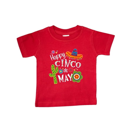 Inktastic Happy Cinco de Mayo- Sombrero Cactus Flowers Gift Baby Boy or Baby Girl T-Shirt
Inktastic Happy Cinco de Mayo- Sombrero Cactus Flowers Gift Baby Boy or Baby Girl T-Shirt