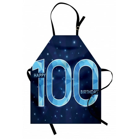100th Birthday Apron Happy Birthday Old Grandparents One Century Party Image Print Unisex Kitchen Bib Apron with Adjustable Neck for Cooking Baking Gardening Sky Blue and Navy Blue by Ambesonne
100th Birthday Apron Happy Birthday Old Grandparents One Century Party Image Print Unisex Kitchen Bib Apron with Adjustable Neck for Cooking Baking Gardening Sky Blue and Navy Blue by Ambesonne