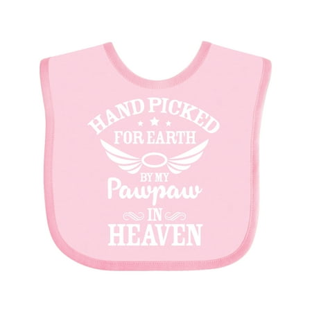 Inktastic Handpicked for Earth by My Pawpaw in Heaven with Angel Wings Gift Baby Boy or Baby Girl Bib
Inktastic Handpicked for Earth by My Pawpaw in Heaven with Angel Wings Gift Baby Boy or Baby Girl Bib