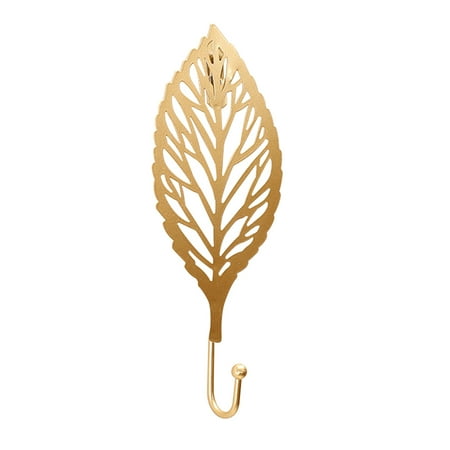 Rinhoo Wall Storage Hook Leaf Shape Hanging Hook Iron Hanger for Home Decoration Type 5 Gold
Rinhoo Wall Storage Hook Leaf Shape Hanging Hook Iron Hanger for Home Decoration Type 5 Gold
