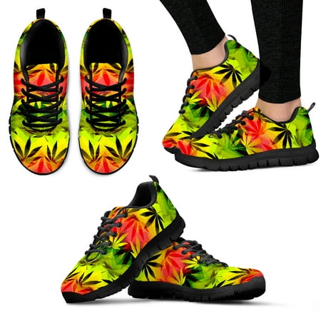 Luxury Brand Weed Leaves Design Ladies Sneaker Shoes for Women Rainbow Color Print Women Flat Shoes Lace-up Footwear
Luxury Brand Weed Leaves Design Ladies Sneaker Shoes for Women Rainbow Color Print Women Flat Shoes Lace-up Footwear