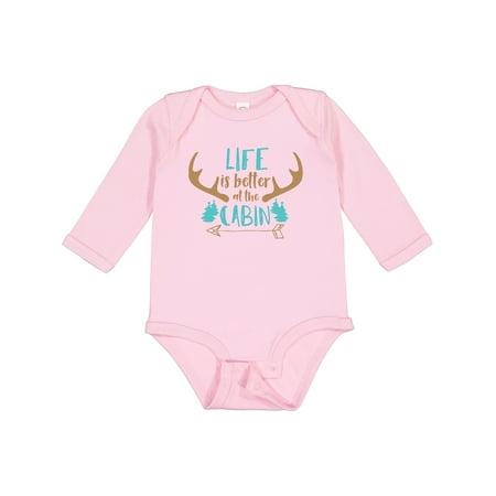 Inktastic Life is Better at the Cabin Deer Antlers Camping Gift Baby Boy or Baby Girl Long Sleeve Bodysuit
Inktastic Life is Better at the Cabin Deer Antlers Camping Gift Baby Boy or Baby Girl Long Sleeve Bodysuit