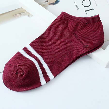 Huaai socks for women 1Pairs Stripe Comfortable Cotton Sock Slippers Short Ankle Socks cute socks Wine Red
Huaai socks for women 1Pairs Stripe Comfortable Cotton Sock Slippers Short Ankle Socks cute socks Wine Red