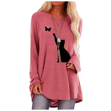 Bospose Women O-Neck Shirt Short Sleeve Crop Top Corset Top Cotton Shirt Women Pink Top Women Casual Jumper Tops Cat Soft Lady T-Shirt Top Cat Print Long Top Xxxl
Bospose Women O-Neck Shirt Short Sleeve Crop Top Corset Top Cotton Shirt Women Pink Top Women Casual Jumper Tops Cat Soft Lady T-Shirt Top Cat Print Long Top Xxxl