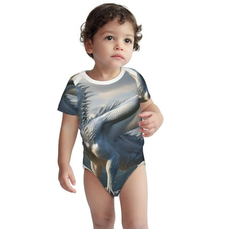 Kdxio Mountain White Dragon Pattern Unisex Baby Cotton Short Sleeve Bodysuits-18 Months
Kdxio Mountain White Dragon Pattern Unisex Baby Cotton Short Sleeve Bodysuits-18 Months