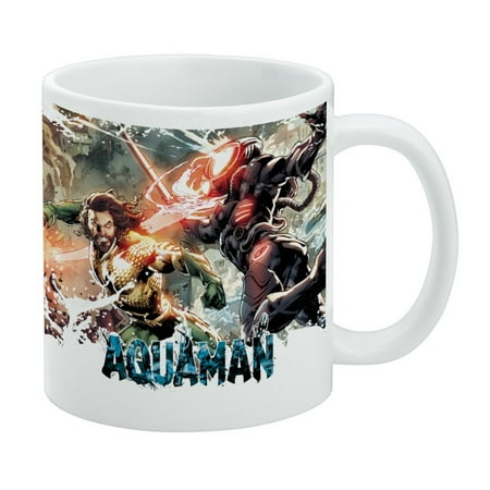 Aquaman Movie Aquaman vs Black Manta White Mug