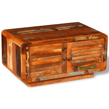 vidaXL Coffee Table Solid Reclaimed Wood 31.5"x19.7"x15.7"