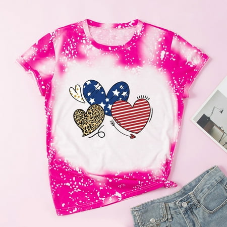 WHLBF Parent-child Summer Independence Day Mother s Day Short Sleeve T-shirt Mother-daughter Suit Hot Pink 8(L)
WHLBF Parent-child Summer Independence Day Mother s Day Short Sleeve T-shirt Mother-daughter Suit Hot Pink 8(L)