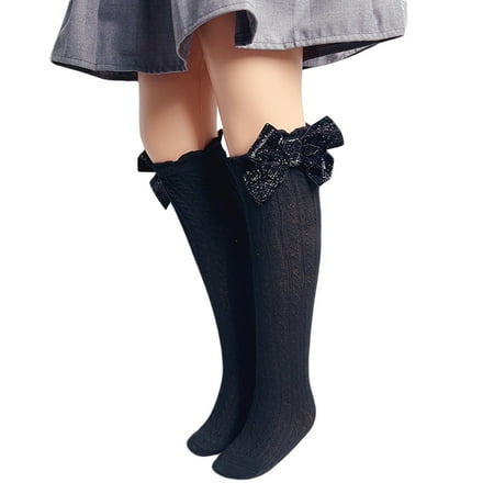 Xingqing 1-8 Years Toddler Girls Knee-High Socks Bowknot Floor Socks Soft Elastic Lightweight Socks Black 1-8 Years
Xingqing 1-8 Years Toddler Girls Knee-High Socks Bowknot Floor Socks Soft Elastic Lightweight Socks Black 1-8 Years