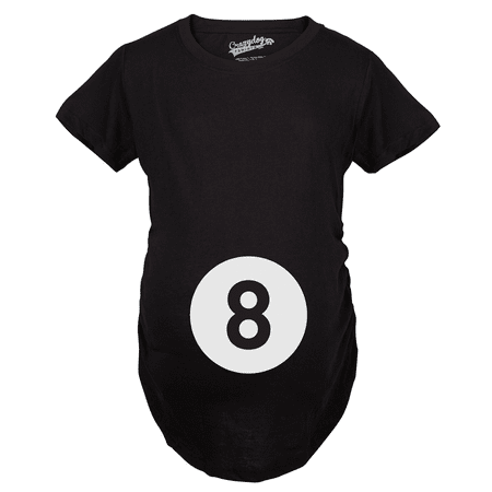 Maternity Eight Ball Funny Baby Announcement Shirt Belly Bump Cute Pregnancy Tee (Black) - XL
Maternity Eight Ball Funny Baby Announcement Shirt Belly Bump Cute Pregnancy Tee (Black) - XL