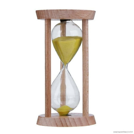 Wooden Sand Clock 3 Minutes Hourglass Sandglass Toothbrush Timer Gift Kids