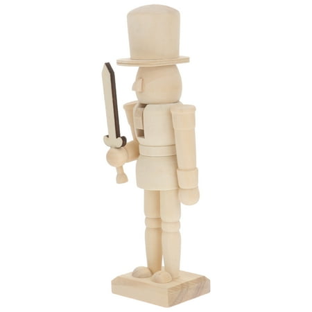 NUOLUX DIY Nutcracker Decor Birthday Gift Kids Kids Mannequin Kids Mini Toys Model Bamboo Child