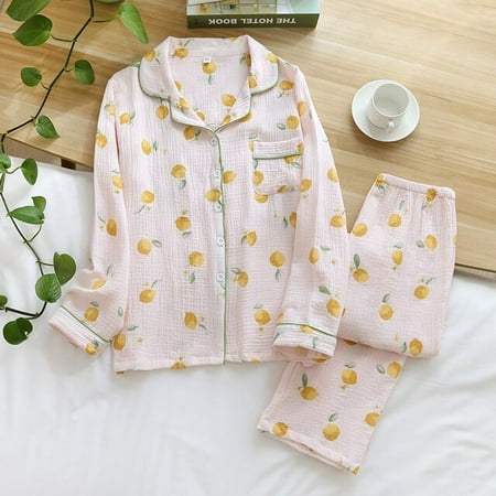 CoCopeaunt Pajamas 2PCS Summer And Autumn Pajamas Set For Women Pure Cotton Long Sleeve Trousers Sleepwear 3 Colors Female Home Service
CoCopeaunt Pajamas 2PCS Summer And Autumn Pajamas Set For Women Pure Cotton Long Sleeve Trousers Sleepwear 3 Colors Female Home Service