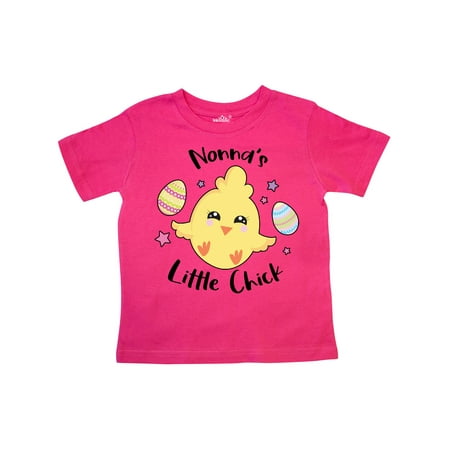 Inktastic Happy Easter Nonna s Little Chick Gift Toddler Toddler Girl T-Shirt