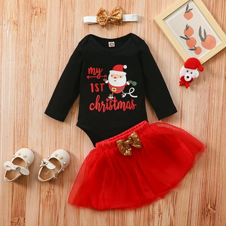 CHGBMOK Christmas Deals Newborn Baby Christmas Cartoon Print Romper Bodysuit+Bowknot Tulle Skirt Set Clearance
CHGBMOK Christmas Deals Newborn Baby Christmas Cartoon Print Romper Bodysuit+Bowknot Tulle Skirt Set Clearance
