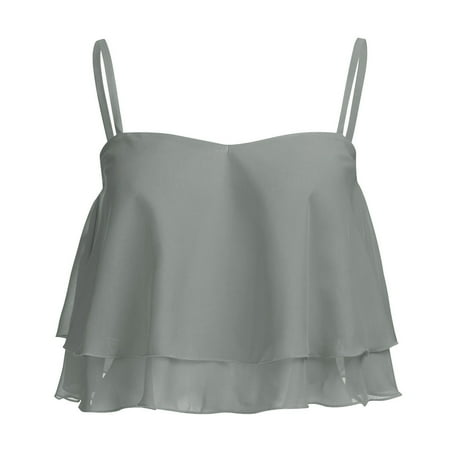 Pianpianzi Toe Slip Blouse Women Dressy Cotton Pajama Top Women Women Sexy Sleeveless Pleated Ruffle Double Layer Chiffon Blouse T-shirt
Pianpianzi Toe Slip Blouse Women Dressy Cotton Pajama Top Women Women Sexy Sleeveless Pleated Ruffle Double Layer Chiffon Blouse T-shirt