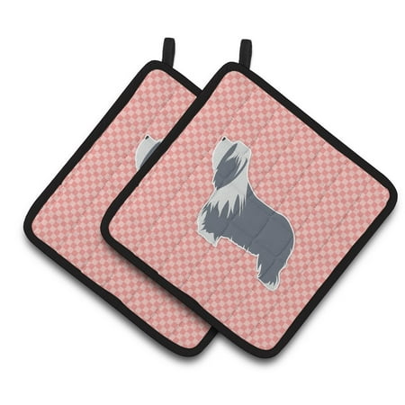 Carolines Treasures BB3617PTHD Bearded Collie Checkerboard Pink Pair of Pot Holders 7.5HX7.5W multicolor
Carolines Treasures BB3617PTHD Bearded Collie Checkerboard Pink Pair of Pot Holders 7.5HX7.5W multicolor