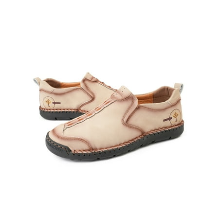 Rotosw Men Flats Slip On Walking Shoe Vintage Casual Shoes Mens Loafers Breathable Soft Sole Loafer Beige 7
Rotosw Men Flats Slip On Walking Shoe Vintage Casual Shoes Mens Loafers Breathable Soft Sole Loafer Beige 7