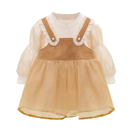 ZRBYWB Spring New Crew Neck Long Sleeve Girls Dress Fashion Mesh Princess Dress Summer Clothes 
ZRBYWB Spring New Crew Neck Long Sleeve Girls Dress Fashion Mesh Princess Dress Summer Clothes