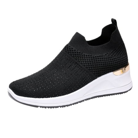 iOPQO Women s sandals Women Wedge Running Shoes For Women Athletic Tennis Walking Breathable Sneakers Fashion Sport Shoes Casual Lazy Slip-On Sneakers Black 37
iOPQO Women s sandals Women Wedge Running Shoes For Women Athletic Tennis Walking Breathable Sneakers Fashion Sport Shoes Casual Lazy Slip-On Sneakers Black 37