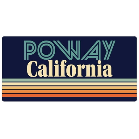 Poway California 5 x 2.5-Inch Fridge Magnet Retro Design
