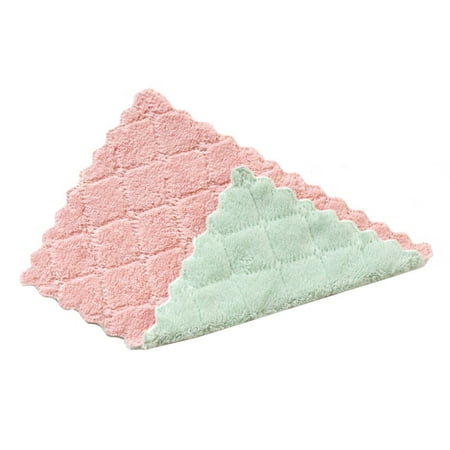HEVIRGO Dishcloth Towel Soft Delicate Coral Fleece Water Adsorbtion Dishcloth for Kitchen
HEVIRGO Dishcloth Towel Soft Delicate Coral Fleece Water Adsorbtion Dishcloth for Kitchen