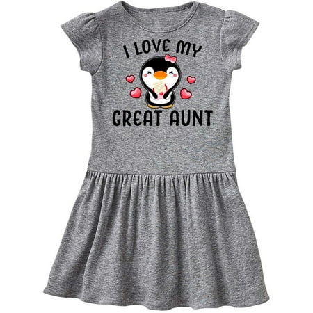 Inktastic I Love My Great Aunt with Cute Penguin and Hearts Gift Toddler Girl Dress
Inktastic I Love My Great Aunt with Cute Penguin and Hearts Gift Toddler Girl Dress