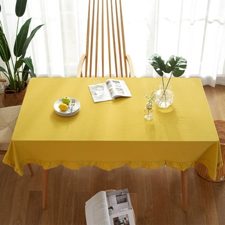 Abtel Tablecloths Home Decor Tablecloth Covers Rectangle Table Cloths Washable Decorative Waterproof Yellow 140 * 140 Cm
Abtel Tablecloths Home Decor Tablecloth Covers Rectangle Table Cloths Washable Decorative Waterproof Yellow 140 * 140 Cm