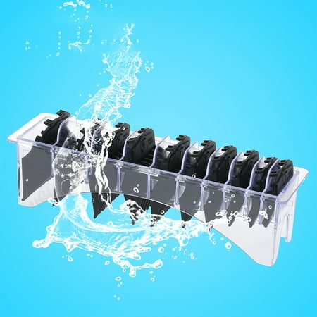1Pc Visible Limit Combs Storage Case Hair Cutting Tool Combs Box (Transparent)