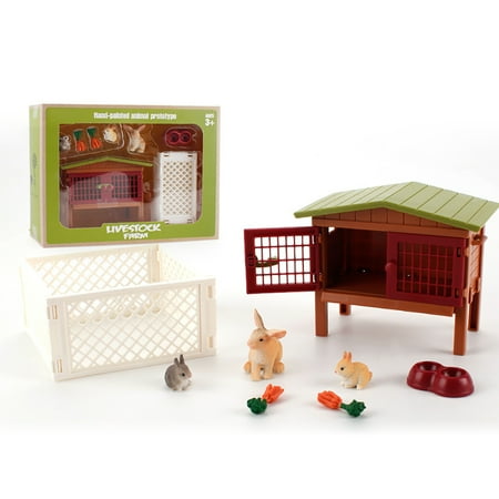 Uposao Farm Scene Simulation Model Toy Simulated Animals Models Farm Animal Scene Models Children Educational Toys Rabbit Nest Model Gift Box
Uposao Farm Scene Simulation Model Toy Simulated Animals Models Farm Animal Scene Models Children Educational Toys Rabbit Nest Model Gift Box