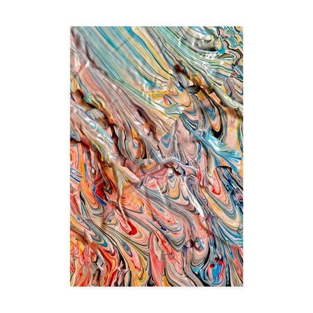 Trademark Fine Art 'Abstract Splatters Lovejoy 21' Canvas Art by Mark Lovejoy